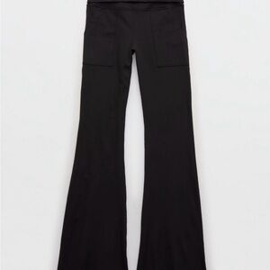 Aerie Black Flare Pants